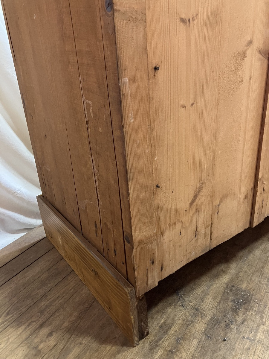 Large Fir 9-drawer Craft Cabinet 248 Cm-photo-6