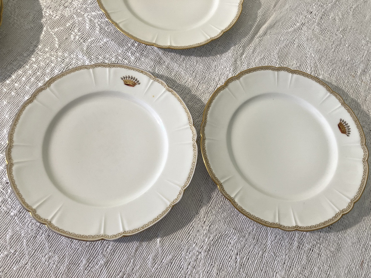 Théodore Haviland Part De Service Comte Et Comtesse Noblesse Monogram Gilded-photo-8