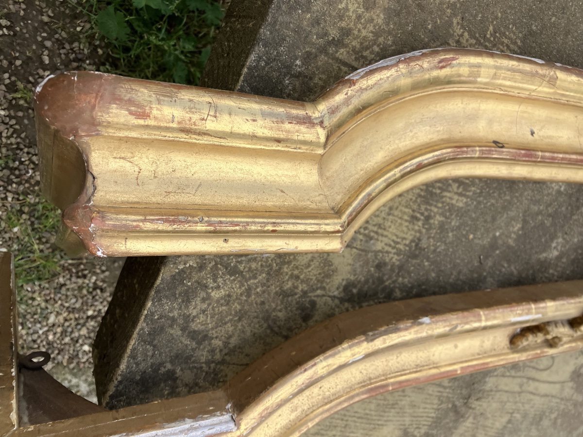 Pair Of 19th Century Giltwood Valances-photo-5