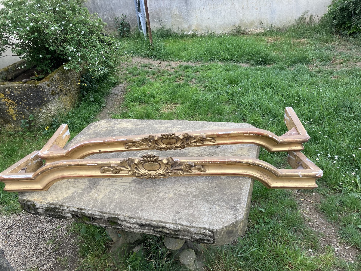 Pair Of 19th Century Giltwood Valances-photo-6