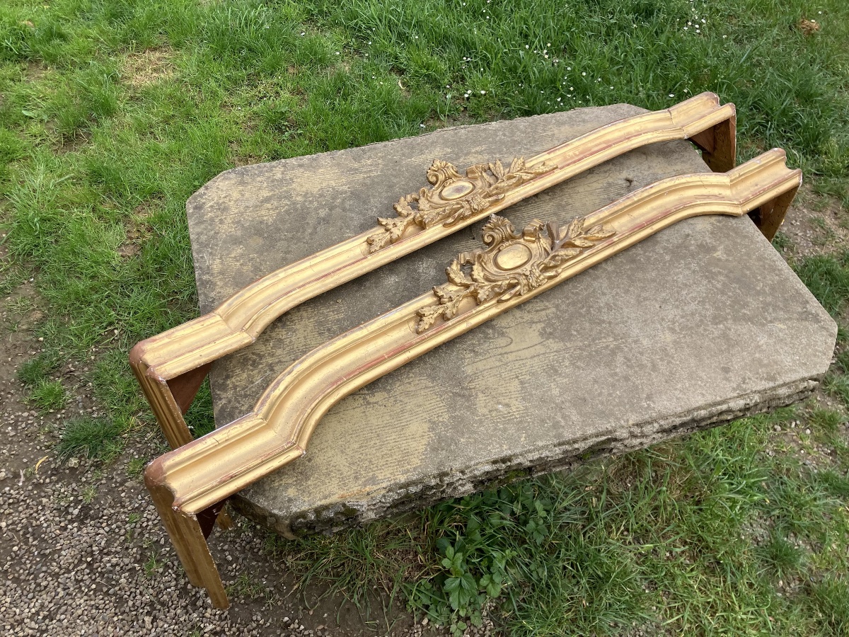 Pair Of 19th Century Giltwood Valances