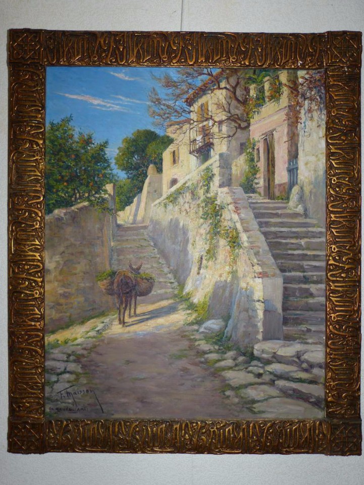 Fernand Maissen, Huile Sur Toile La Gaude Alpes Maritimes