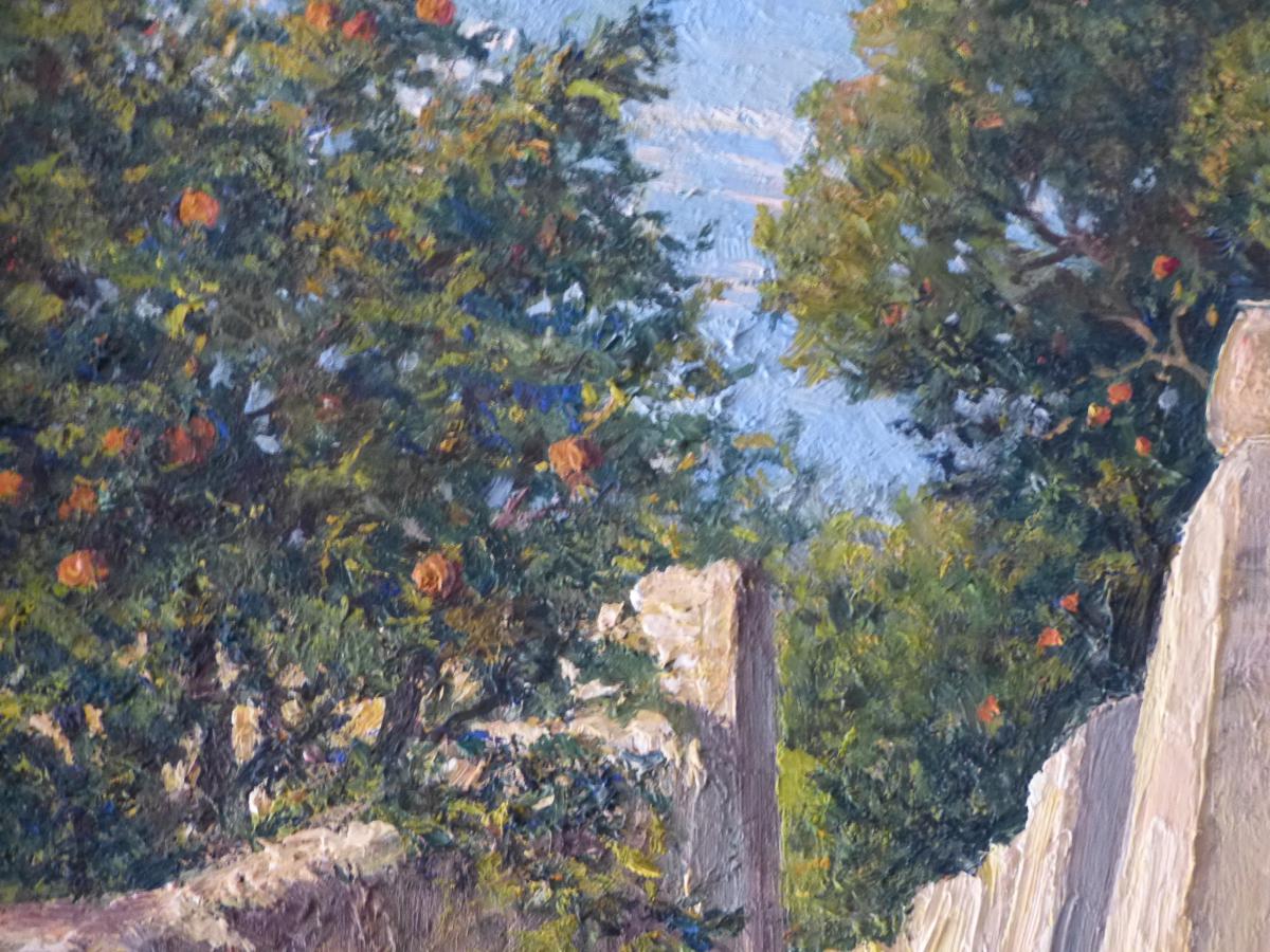 Fernand Maissen, Huile Sur Toile La Gaude Alpes Maritimes-photo-4