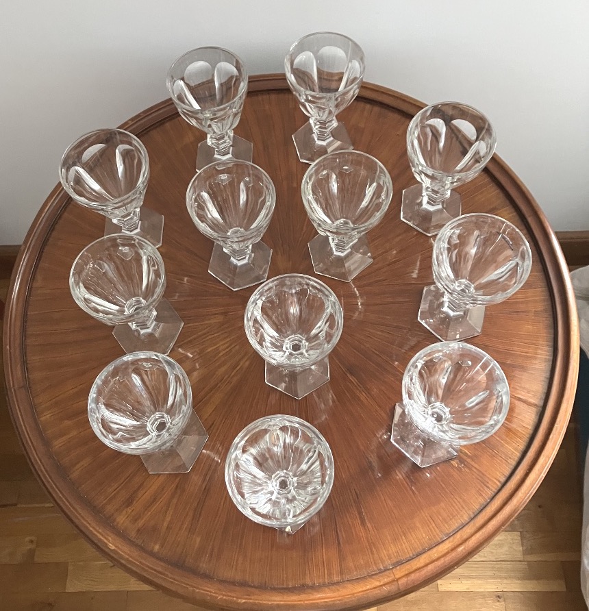  Baccarat Harcourt Série de 12 verres à eau en cristal Hauteur 15 cm-photo-3