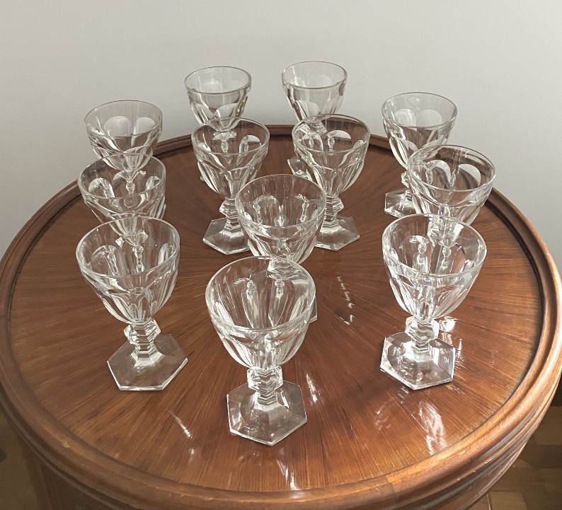  Baccarat Harcourt Série de 12 verres à eau en cristal Hauteur 15 cm-photo-4