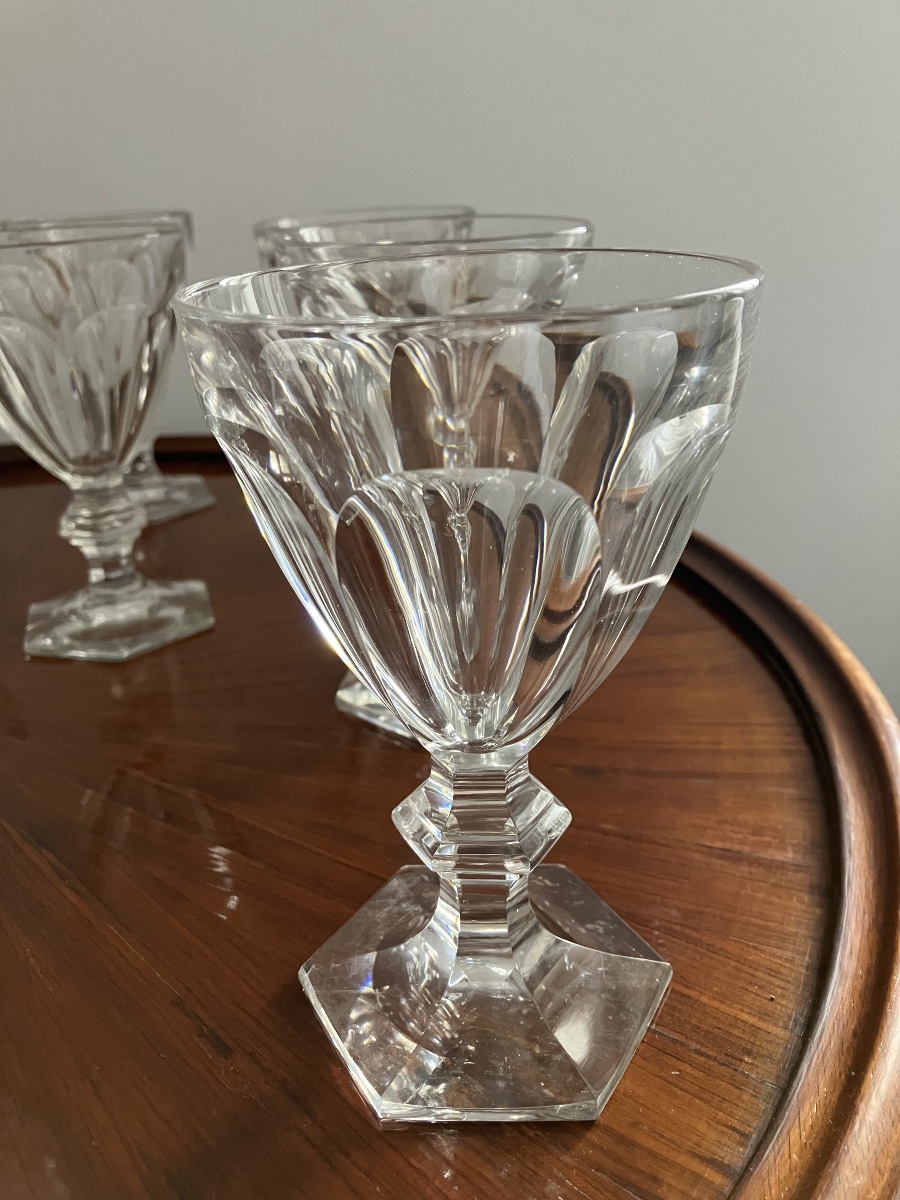  Baccarat Harcourt Série de 12 verres à eau en cristal Hauteur 15 cm-photo-2