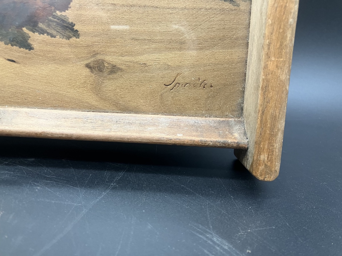 Spindler, Ribeauvillé Marquetry Tray—vosges, The Three Castles-photo-3