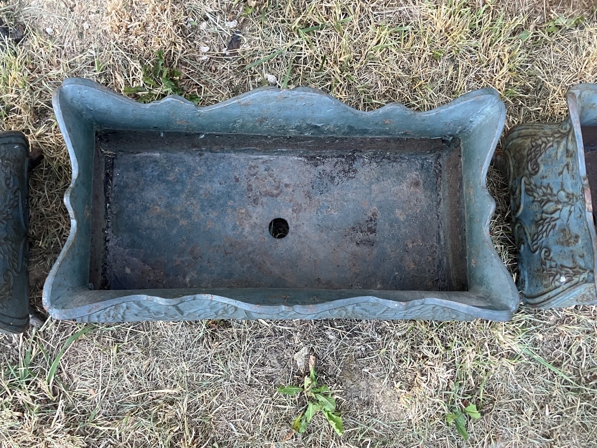 Cast-iron Garden Ornaments: Art Nouveau Planters And Flower Pots-photo-4