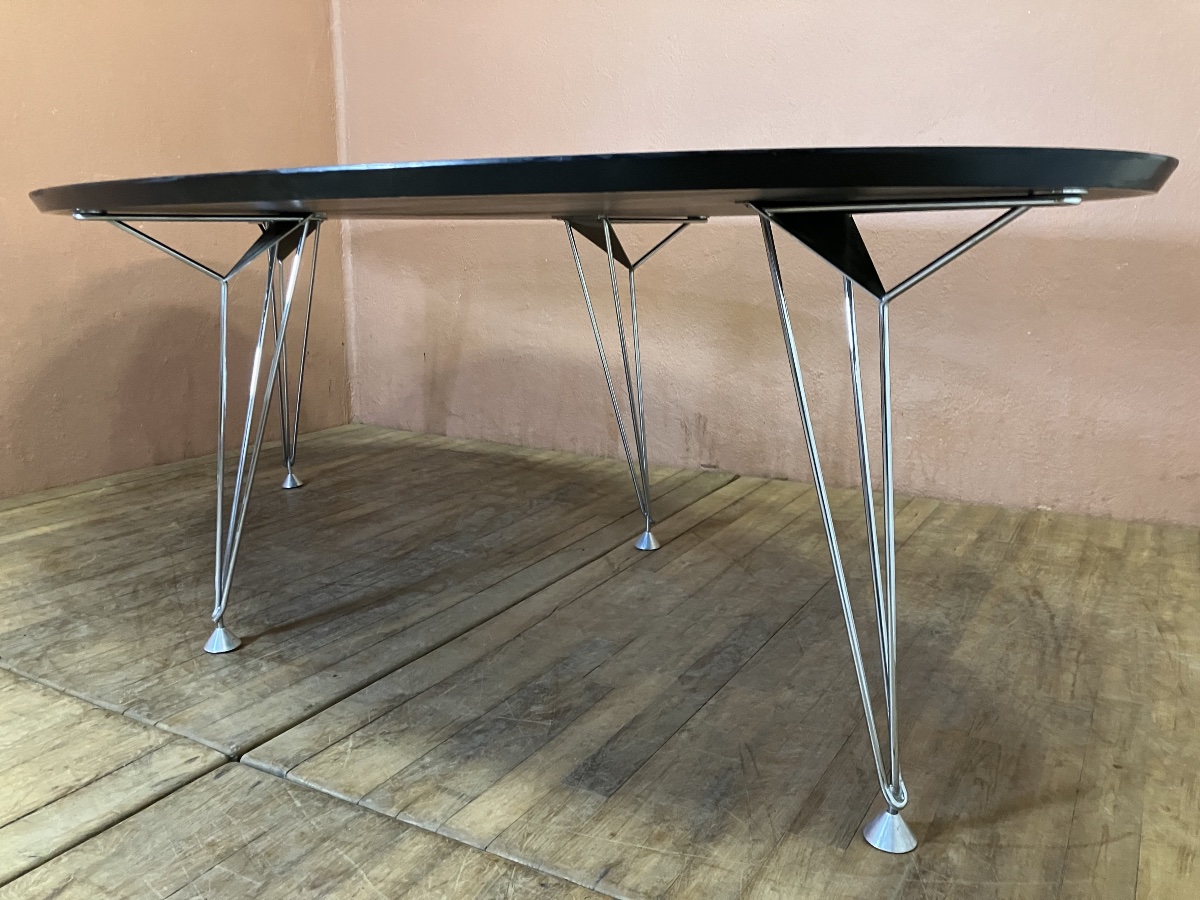 Pascal Mourgue pour Fermob Lune d'Argent Table et 6 chaises design-photo-3