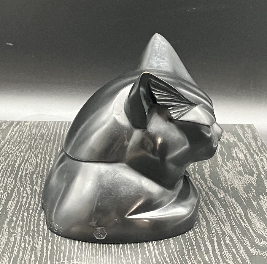Valentine Schlegel, *bronze Cat*, Limited Edition 1/8. Fonderie De La Plaine-photo-2