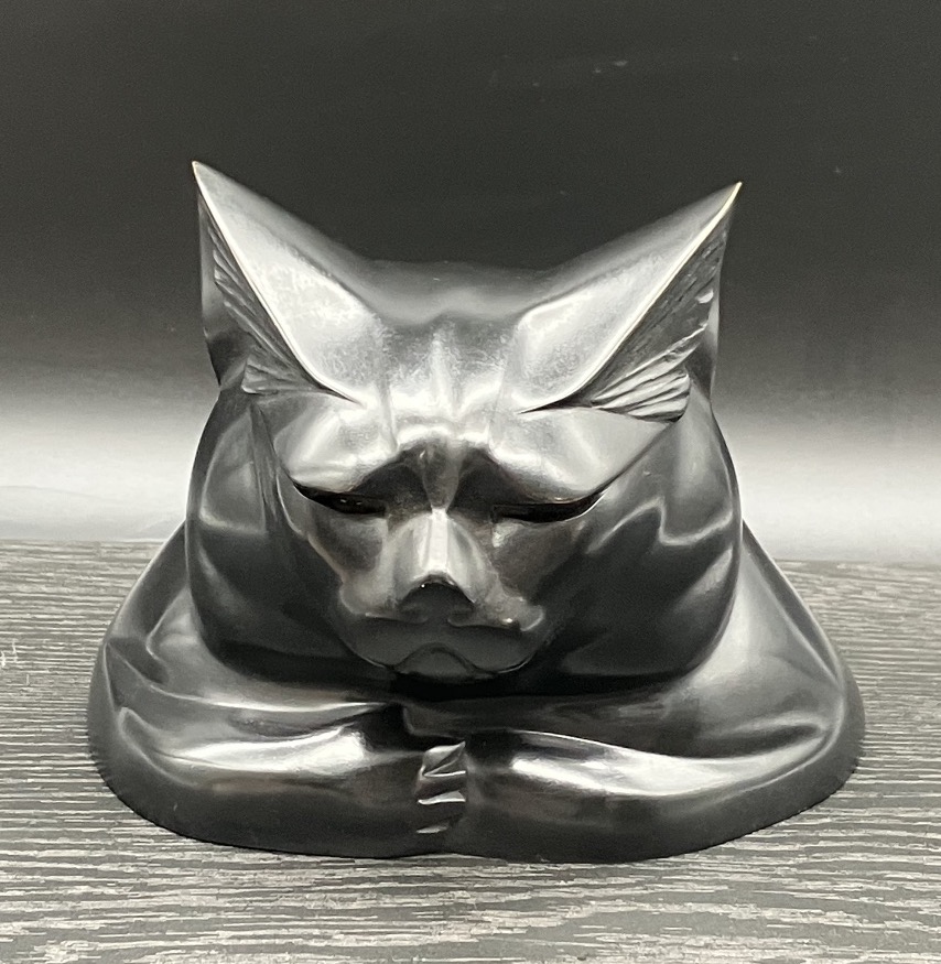 Valentine Schlegel, *bronze Cat*, Limited Edition 1/8. Fonderie De La Plaine