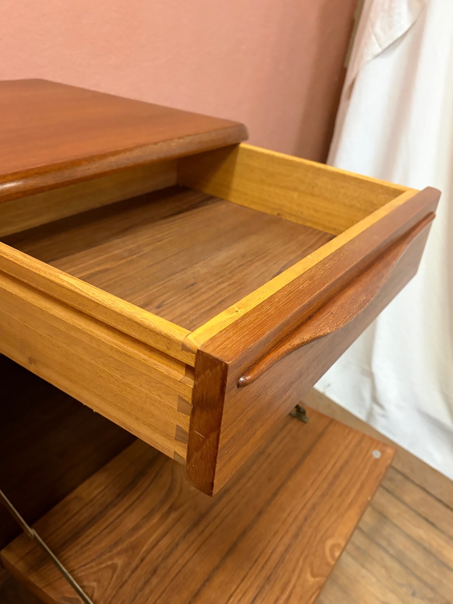 Enfilade scandinave 230 cm design danois années 60 en Teck -photo-3