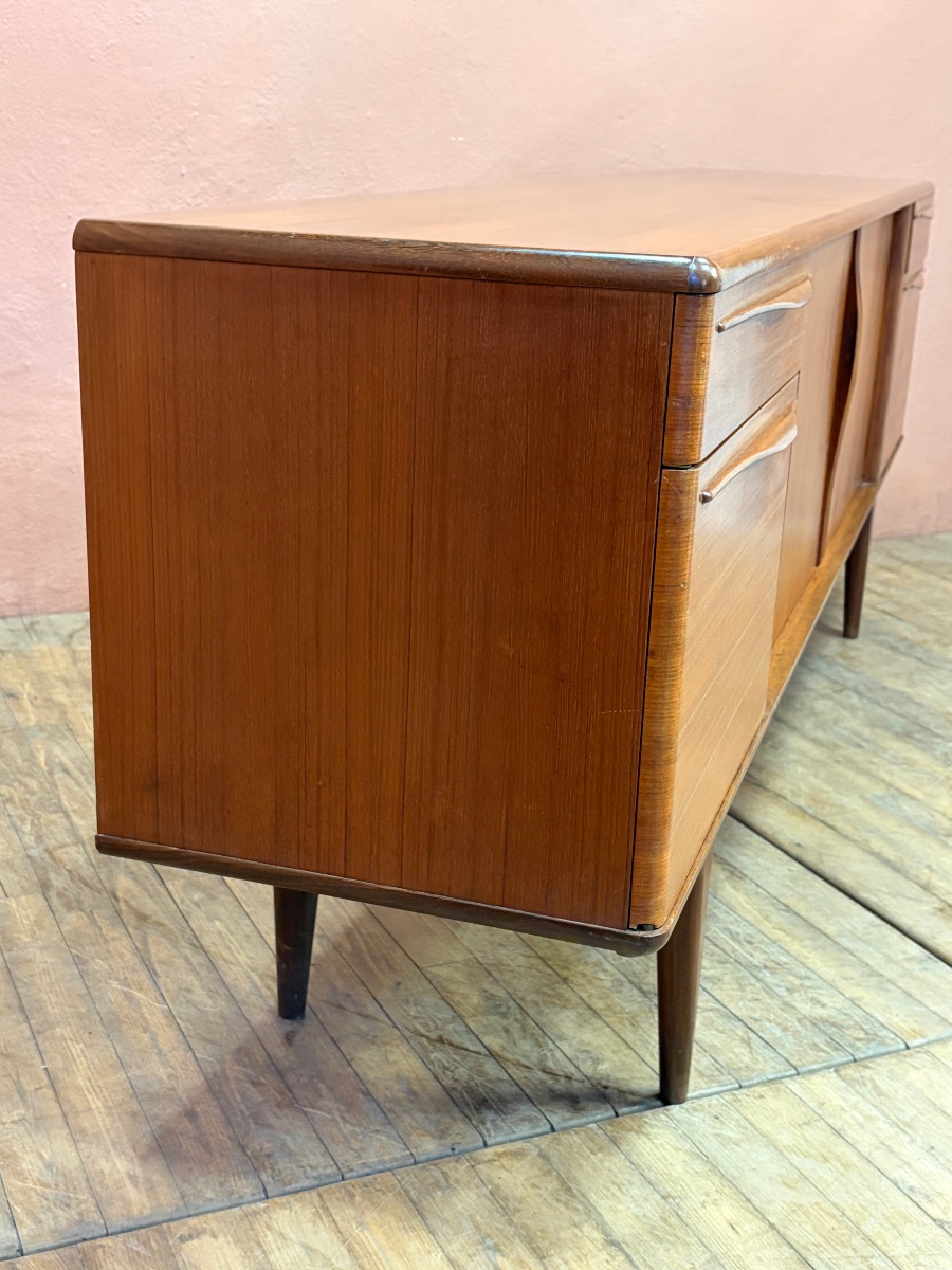 Enfilade scandinave 230 cm design danois années 60 en Teck -photo-1