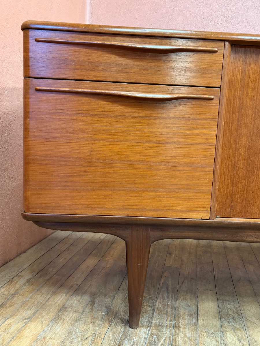 Enfilade scandinave 230 cm design danois années 60 en Teck -photo-4