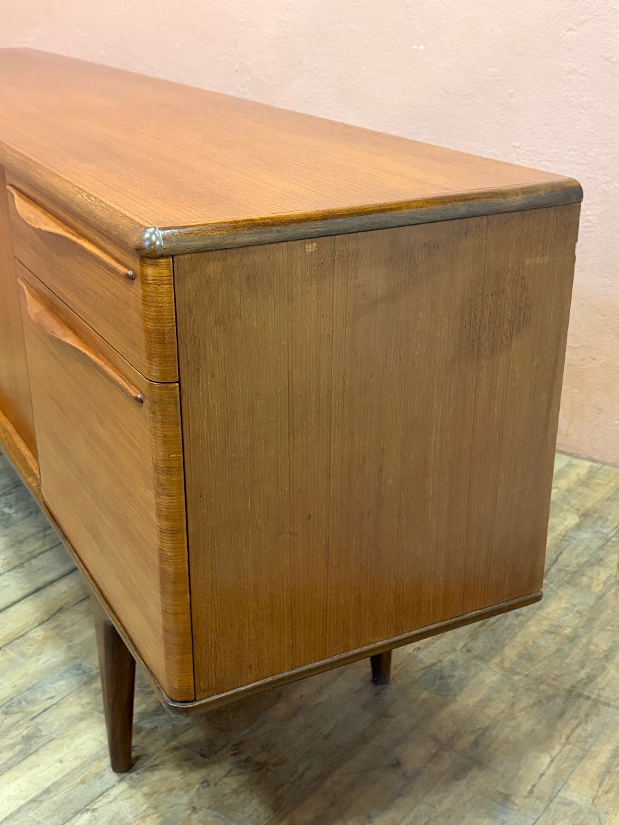 Enfilade scandinave 230 cm design danois années 60 en Teck -photo-5