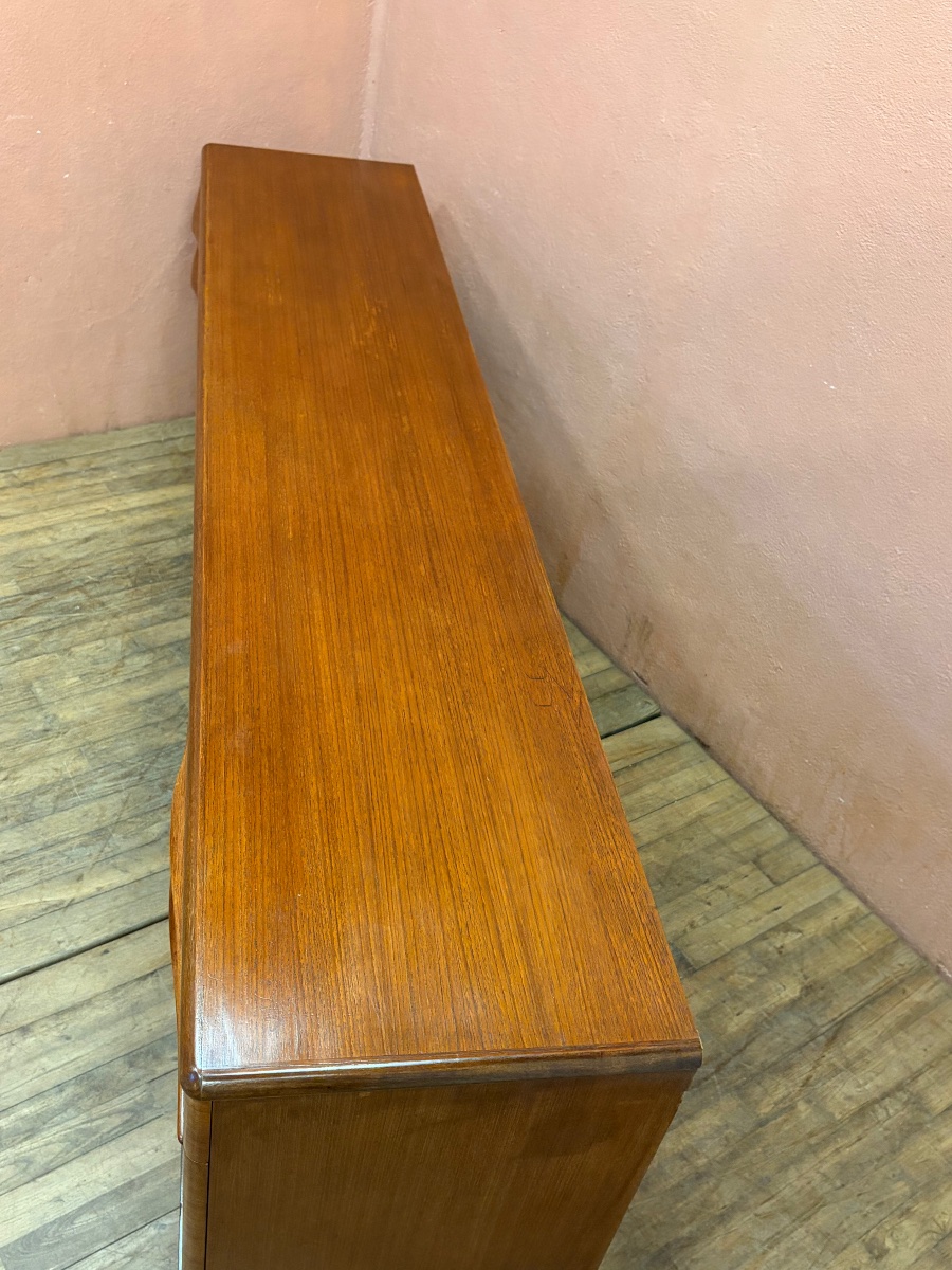 Enfilade scandinave 230 cm design danois années 60 en Teck -photo-6