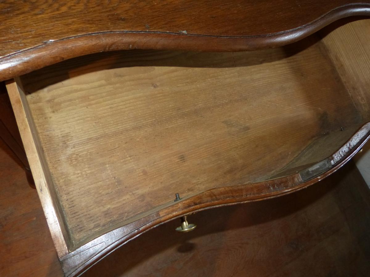 Small Commode Lorraine In Oak 108 Cm Wide 18th Century-photo-4