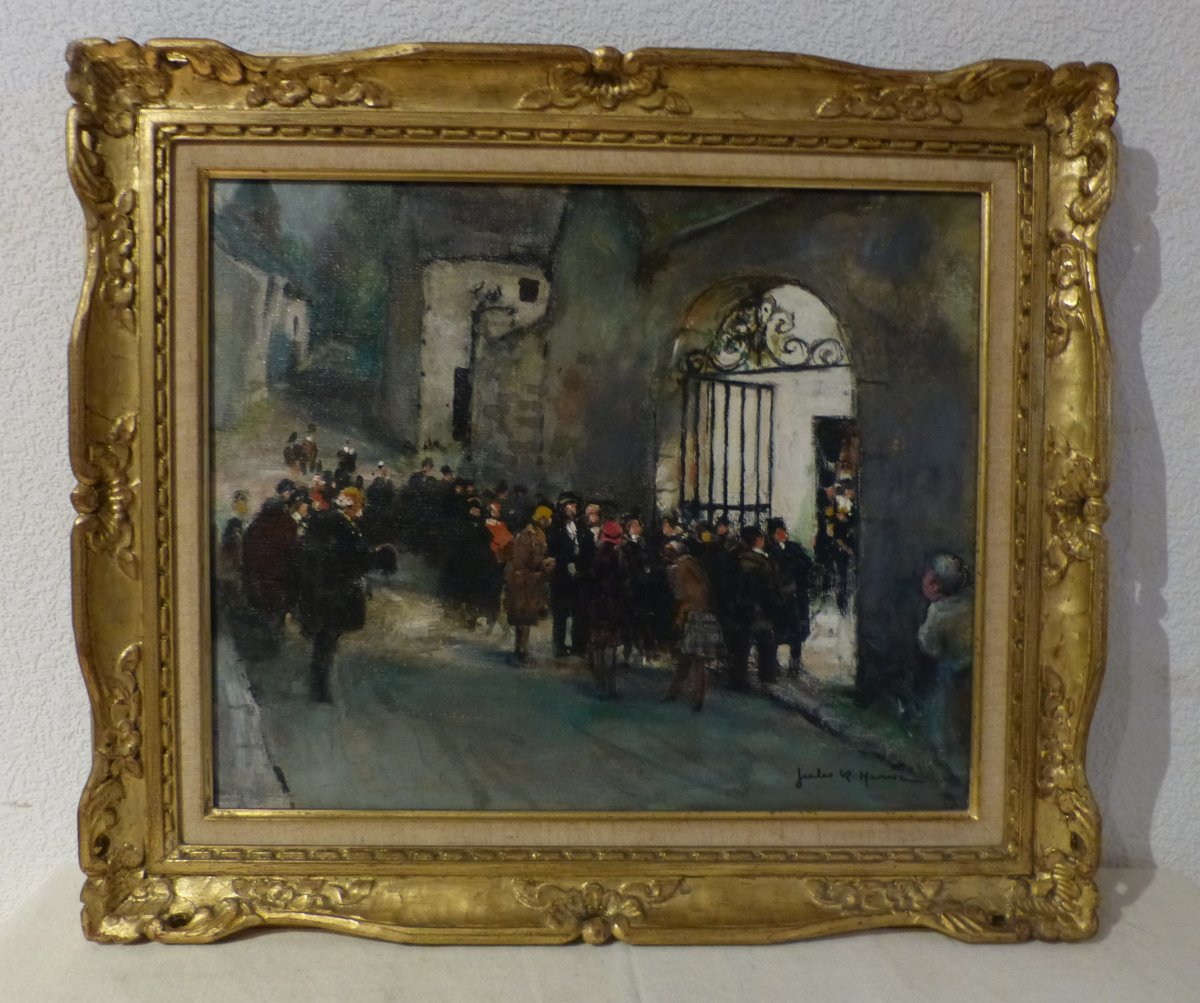 Jules René Hervé, Street Scene