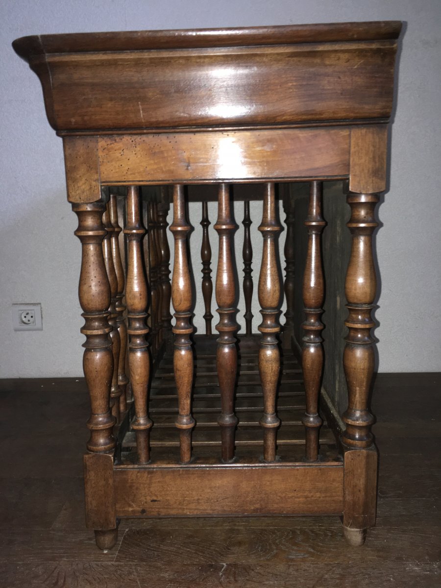 Provencal Panetière In Walnut Louis Philippe Period-photo-4