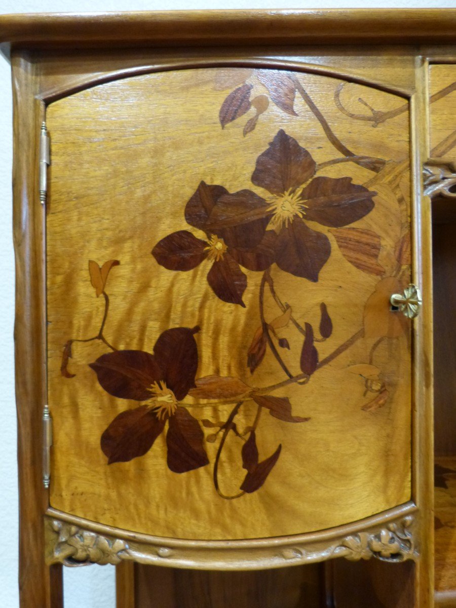 Louis Majorelle - Etagère Aux Clématites Art Nouveau-photo-4