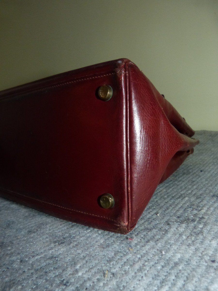 Sac Hermès Kelly 28 Rouge Année 1962-photo-6