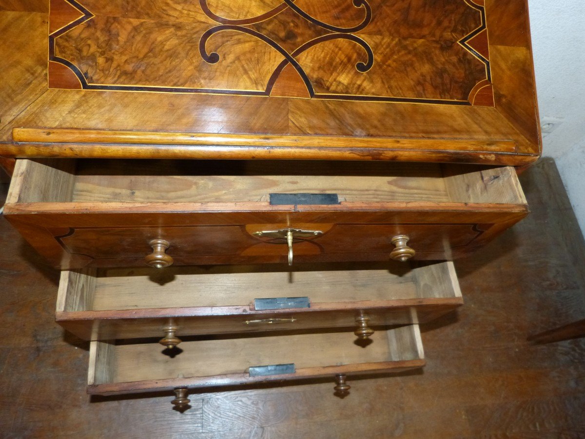 Petite Commode Alsacienne Scriban époque 18ème-photo-1