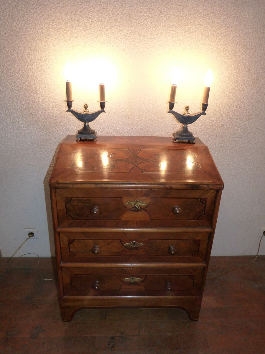 Small Alsatian Scriban Commode 18th Time-photo-8