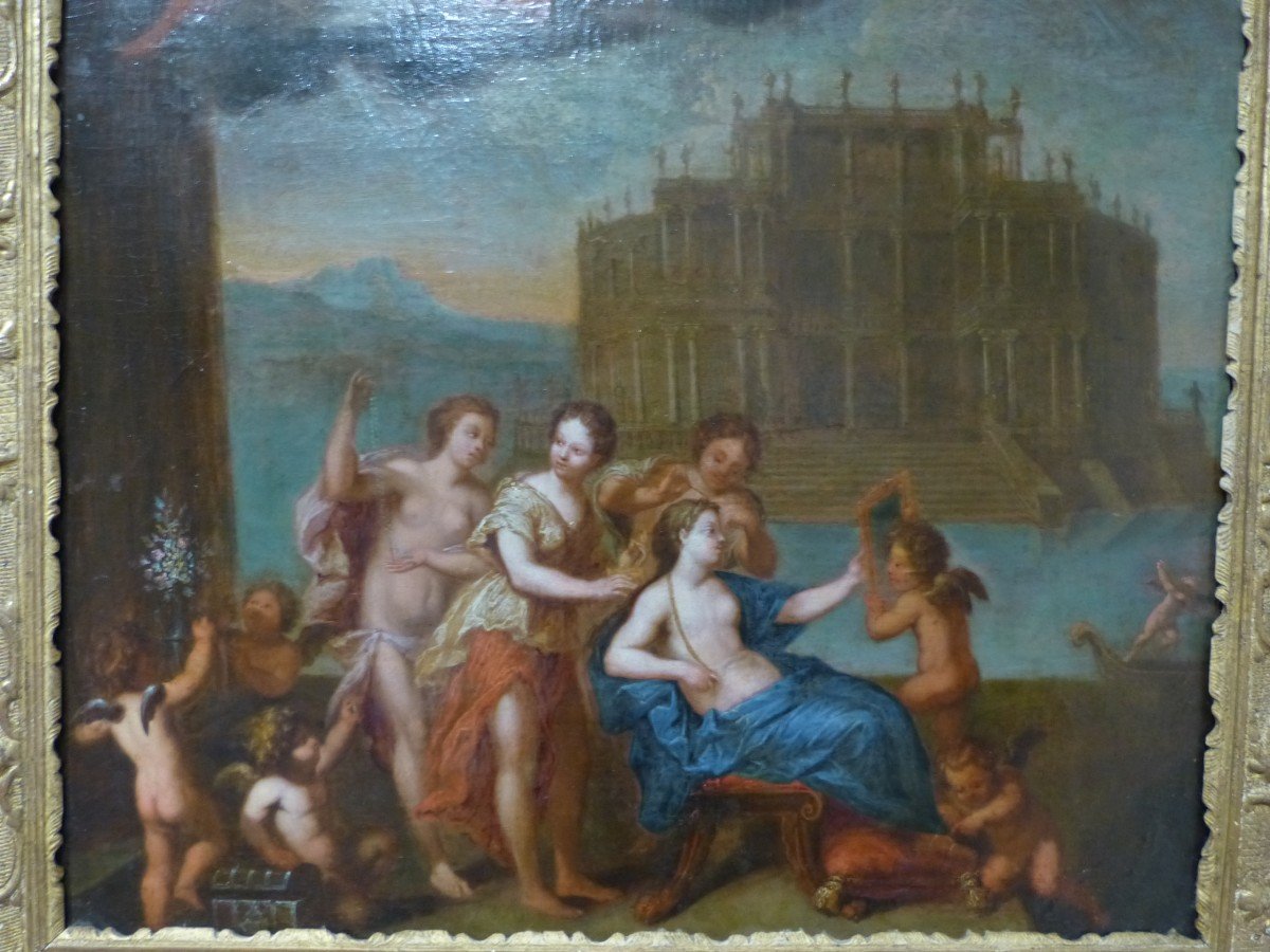 Pair Of Great Paintings Italy 17th Mythological-photo-2