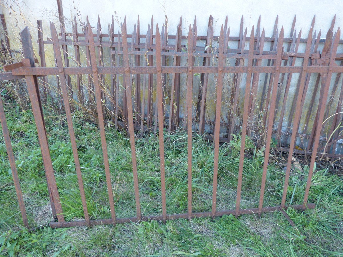 19th Iron Fence Grates, 17 Meters, 105 Cm High-photo-3