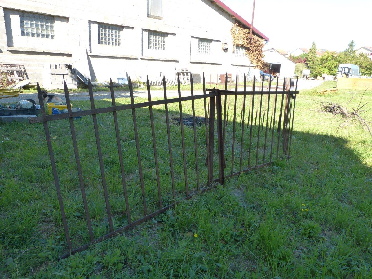 19th Iron Fence Grates, 17 Meters, 105 Cm High-photo-4