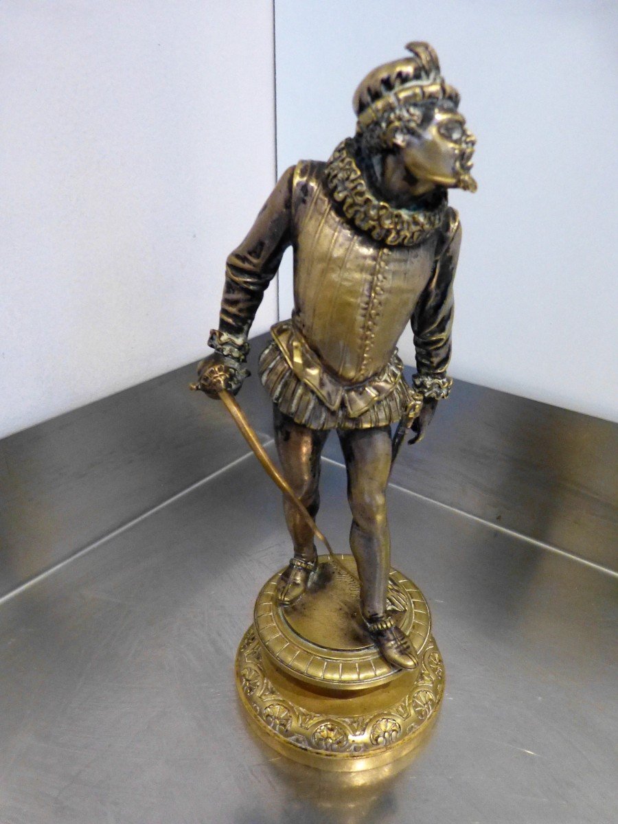 Emile Guillemin Bronze Musketeer From Prosper Roussel-photo-2