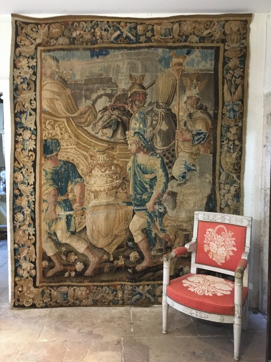 Large 18th Tapestry 210 X 260 Cm