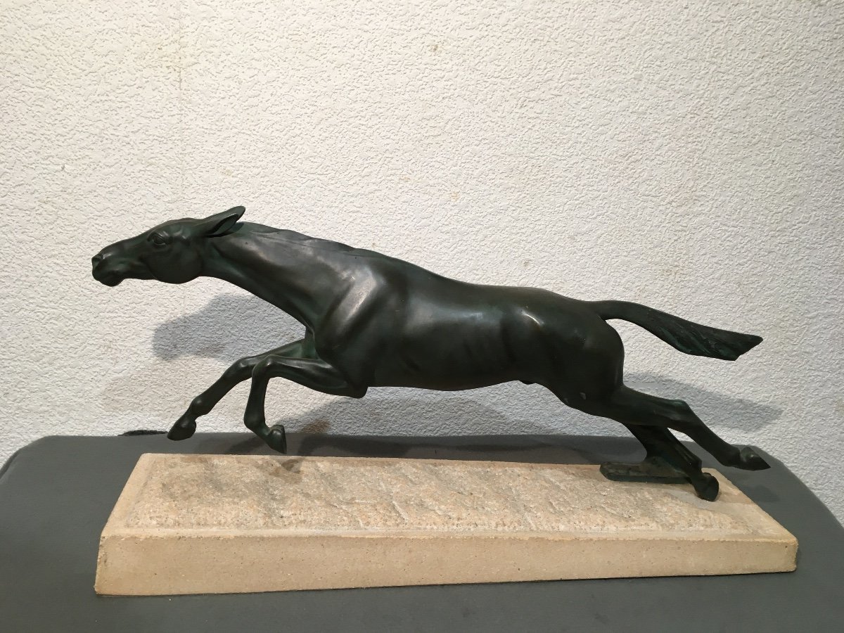 Max Le Verrier Galloping Horse Art Deco