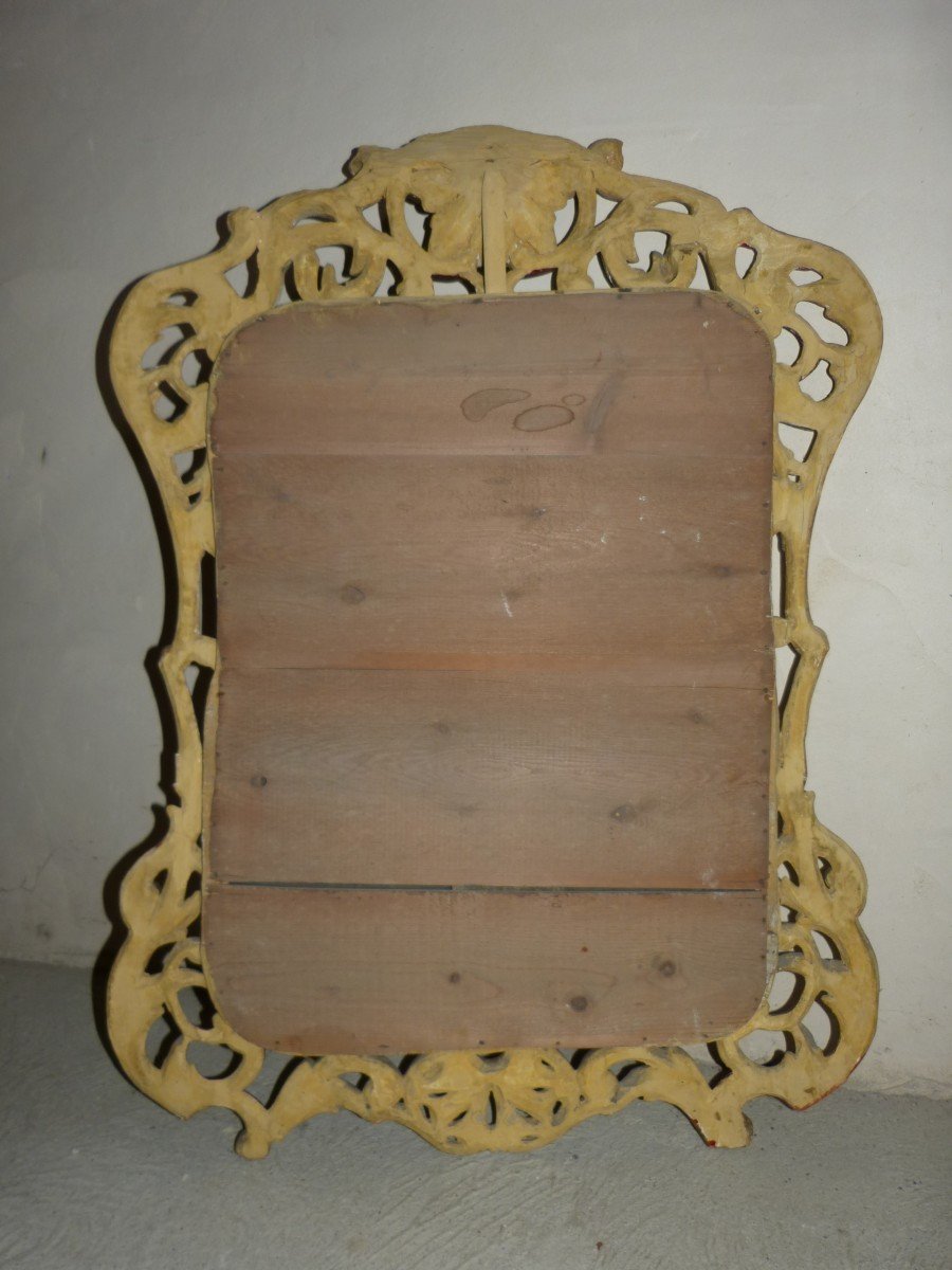Miroir Doré Napoléon III  118 X 85 Cm, Tain Biseauté-photo-6