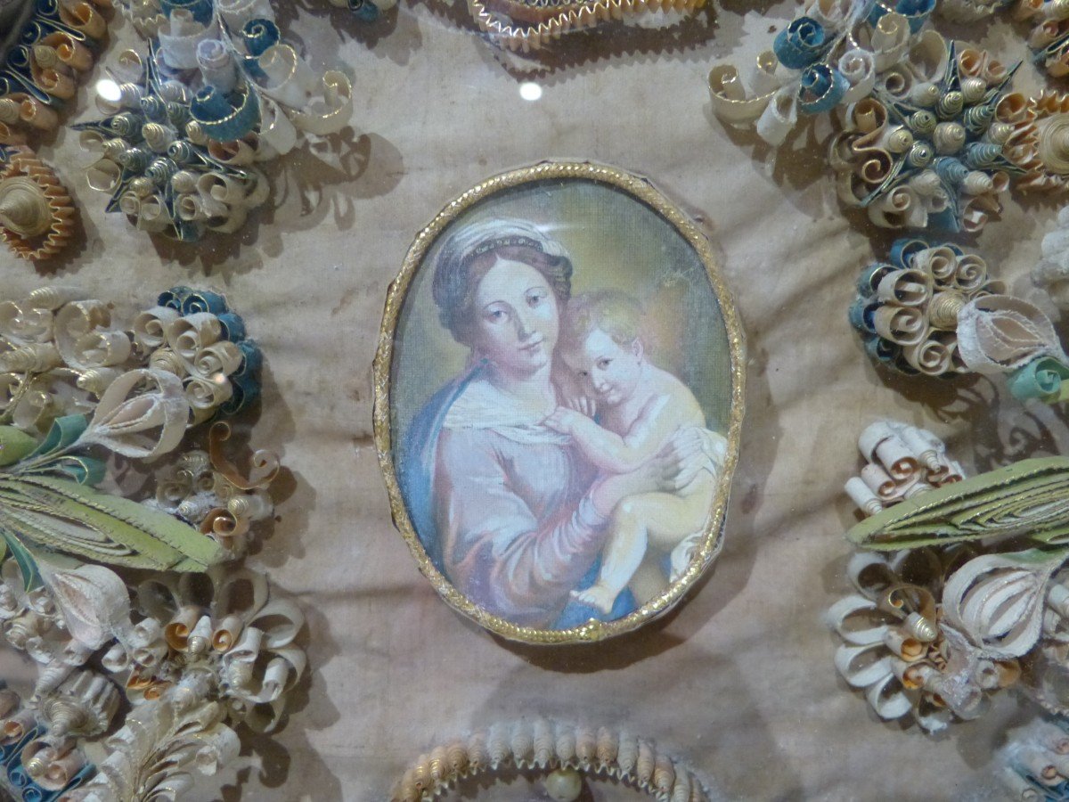 Reliquaire à Paperolles Vierge à l'Enfant, 18ème-photo-4