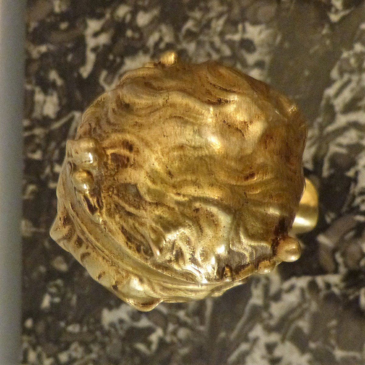 Raoul Larche, Gilt Bronze, Bust Of The Child King, Siot Fondeur-photo-2