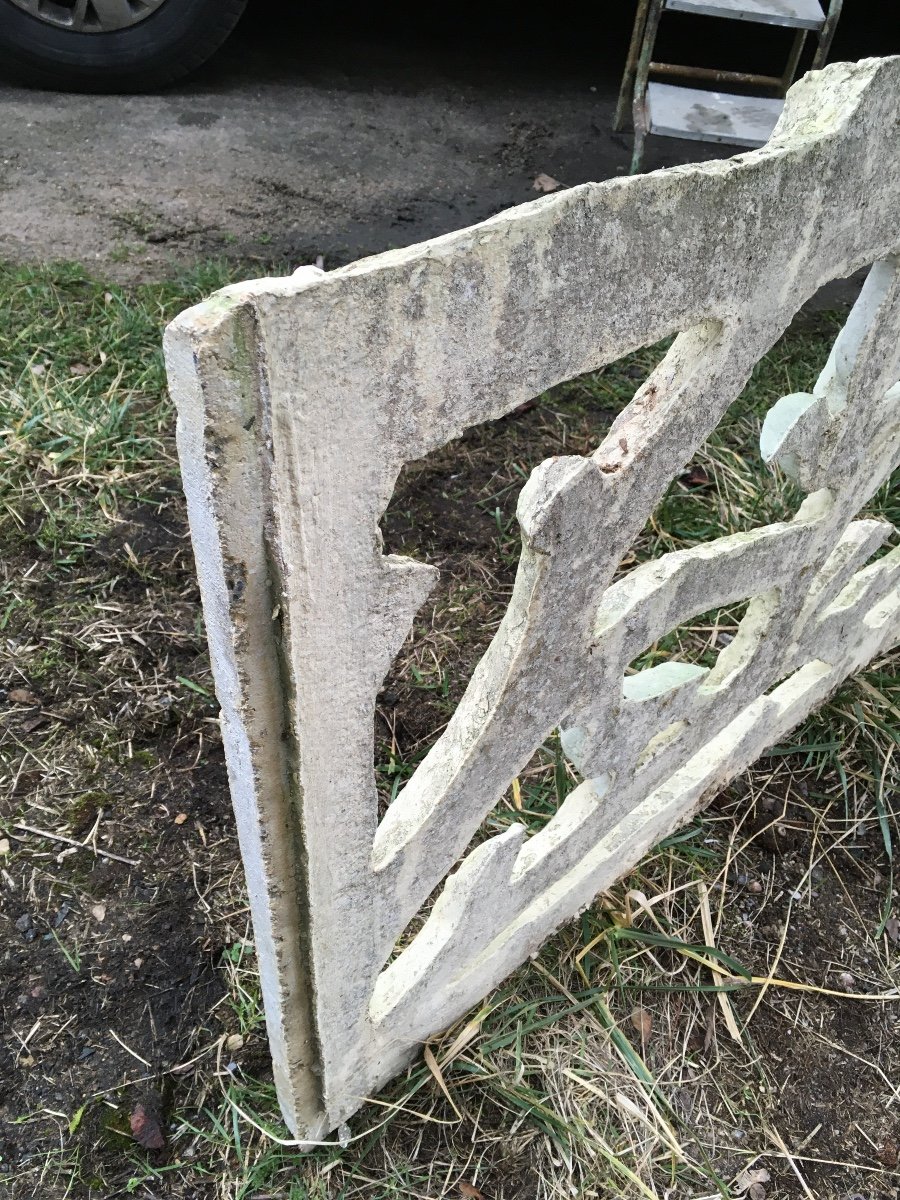 14 Mètres De Barrière Rocailles En Béton, Chasse -photo-2