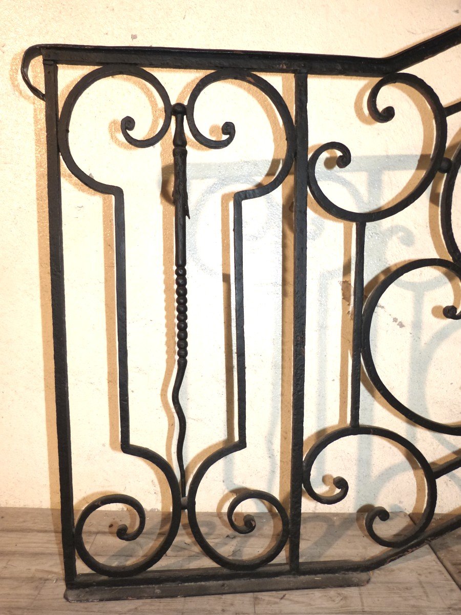 Wrought Iron Gate 18th Jean Lamour Nancy For Staircase-photo-3