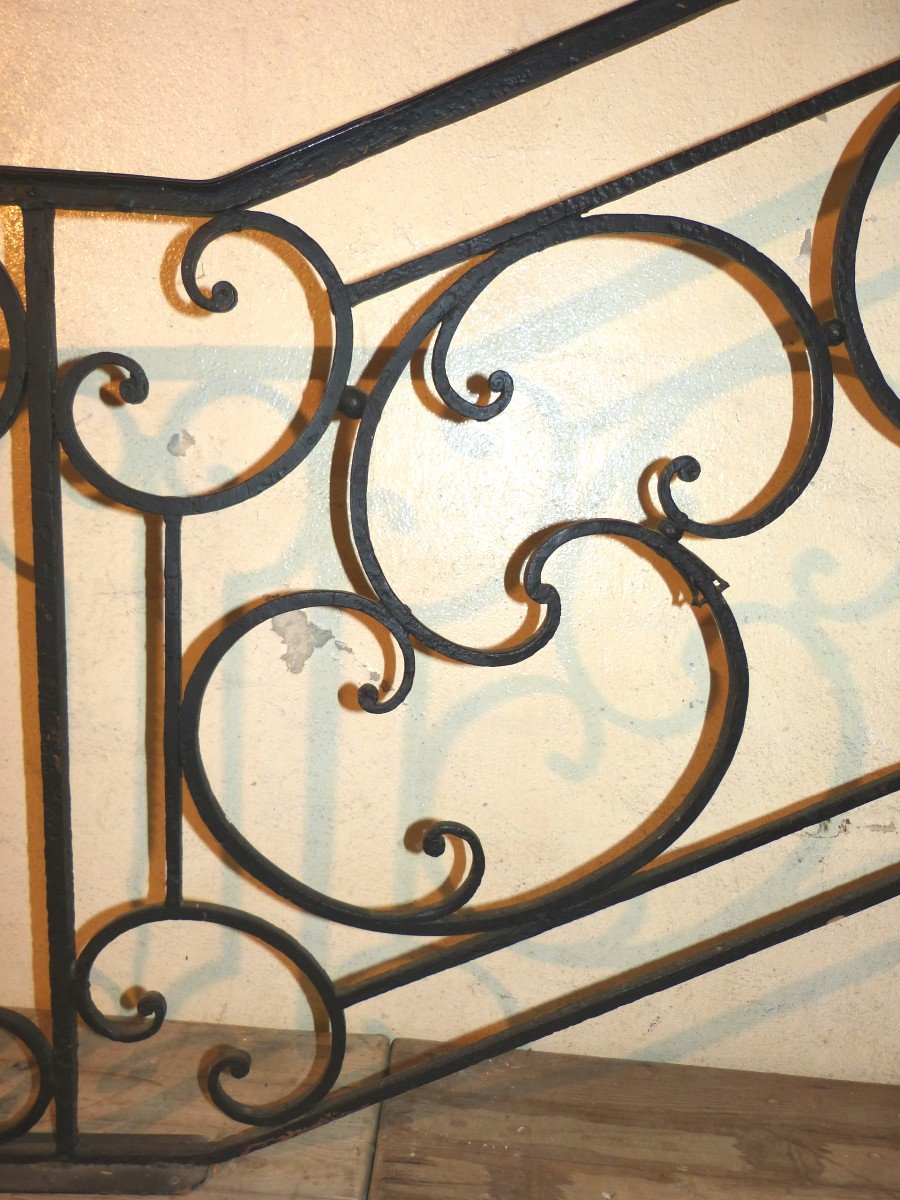 Wrought Iron Gate 18th Jean Lamour Nancy For Staircase-photo-4