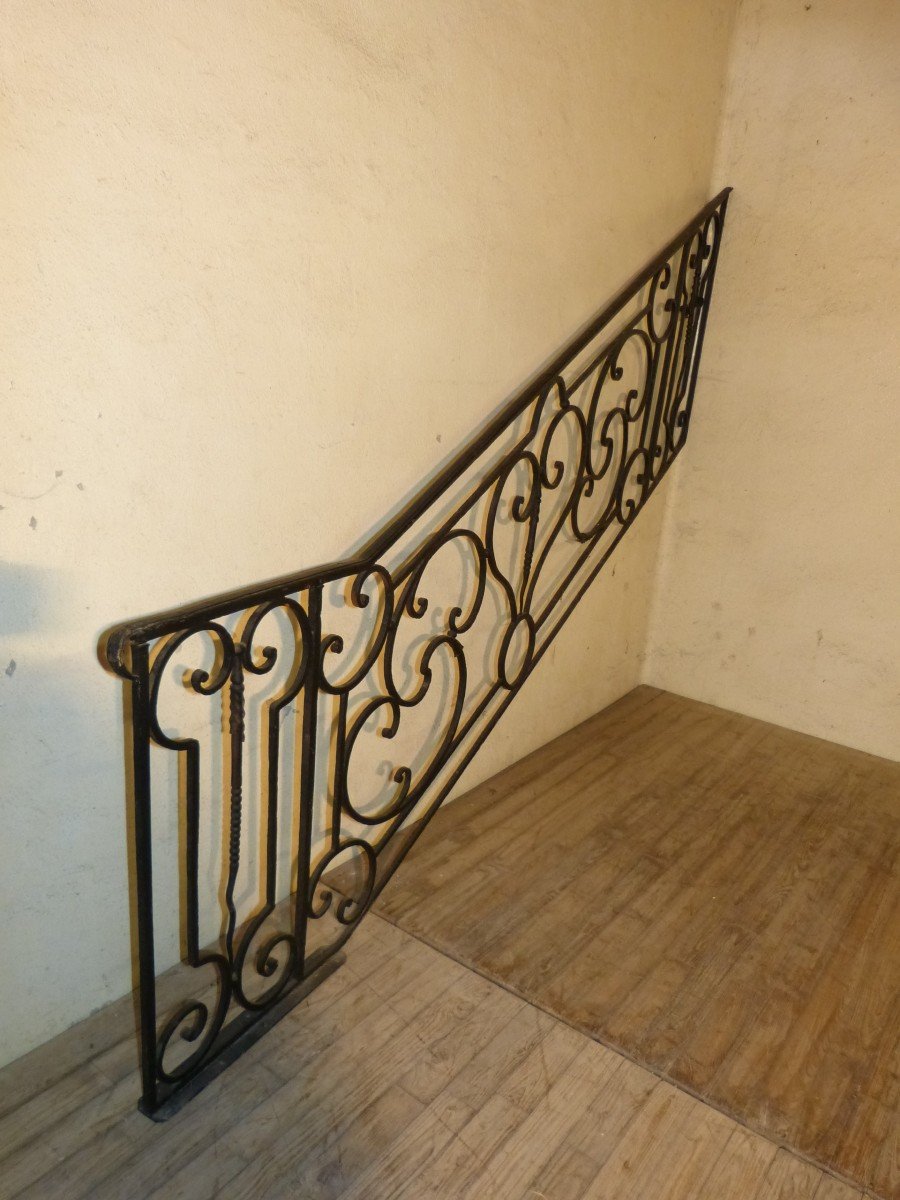Wrought Iron Gate 18th Jean Lamour Nancy For Staircase-photo-5