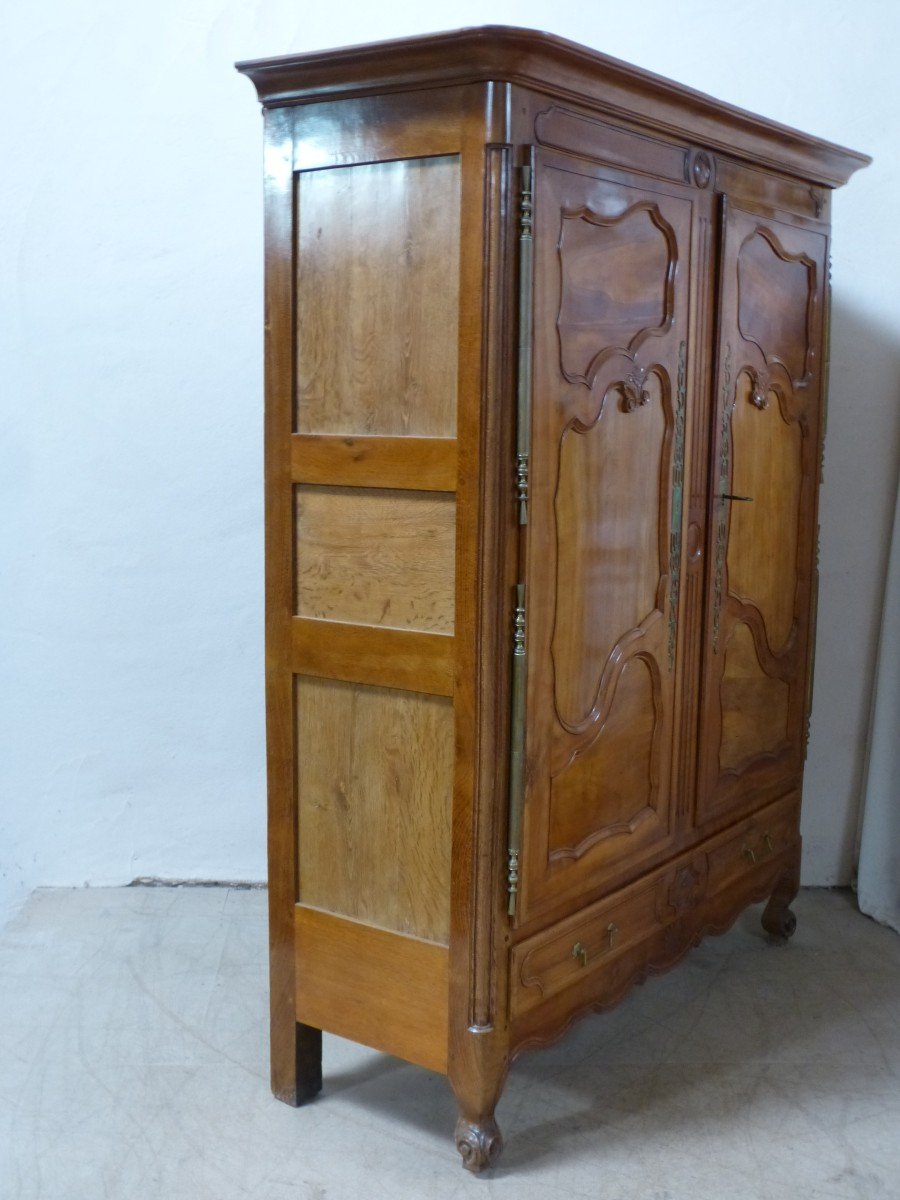 Small Lorraine Cabinet In Fruit Tree With Drawer Early Nineteenth-photo-7