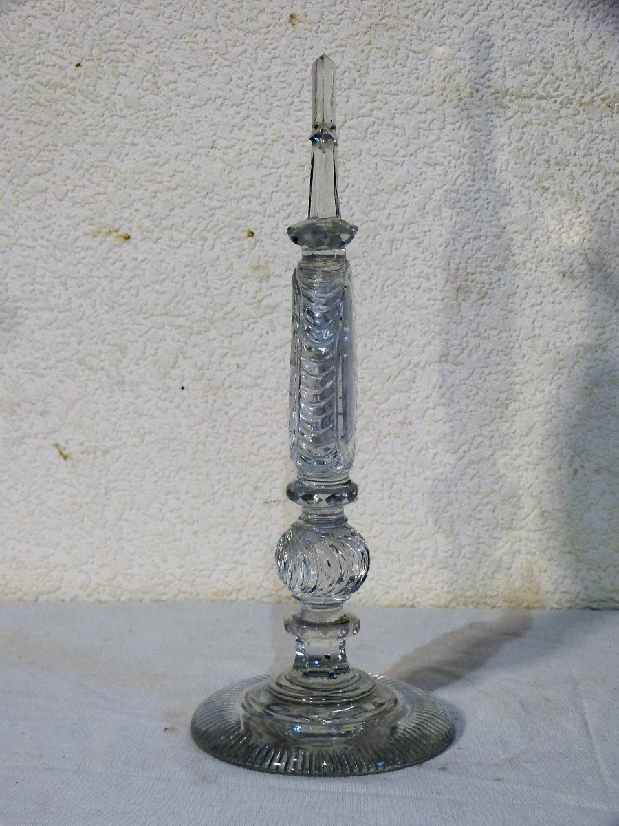 Baccarat: Ornement d'Oratoire En Cristallo Cérame Christ Portant Sa Croix-photo-4