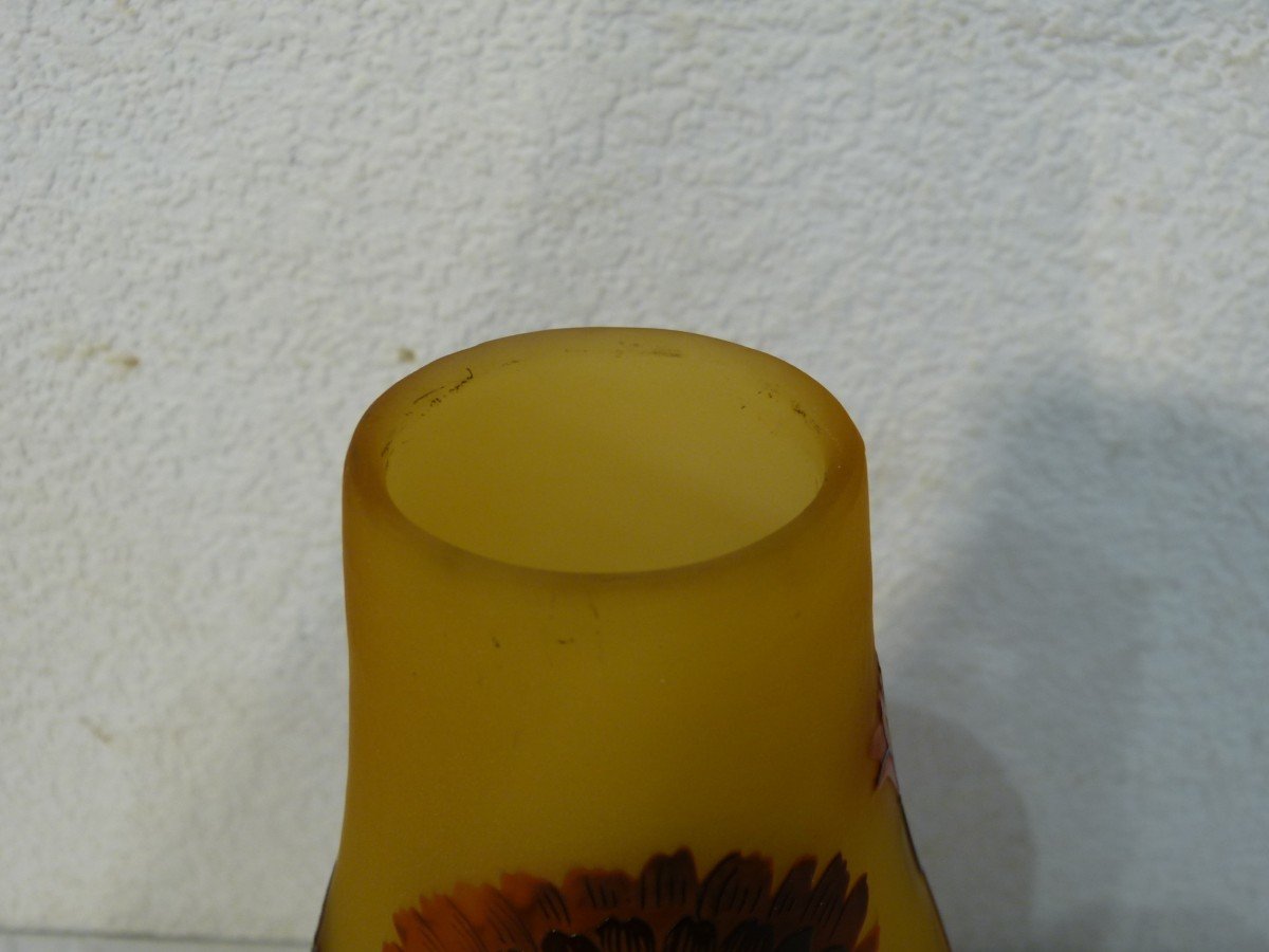 d'Argental, Vase Art Nouveau Aux Dahlias-photo-1