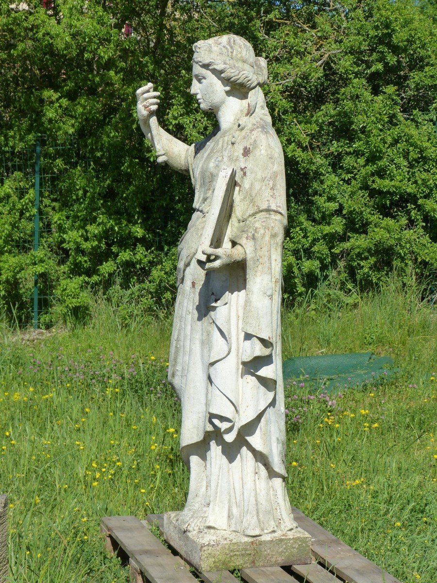 Important Cast Iron Garden Statue 185 Cm Durenne Sommevoire