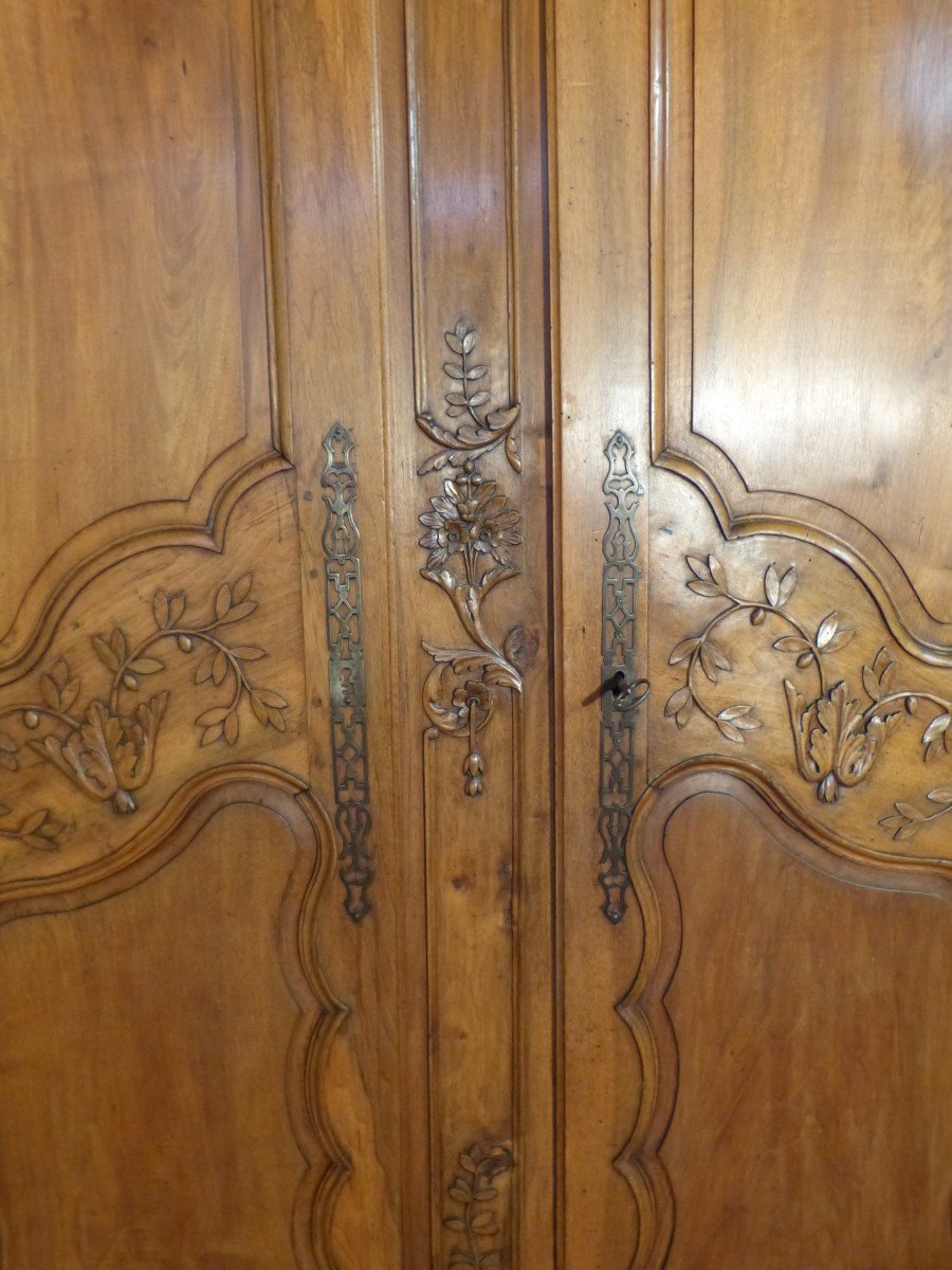 Belle Armoire Provençale En Noyer 18ème-photo-1