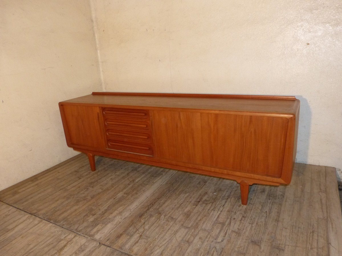 Enfilade Scandinave En Teck Par Arne Vodder Pour Vamo Sonderborg Années 60-photo-1