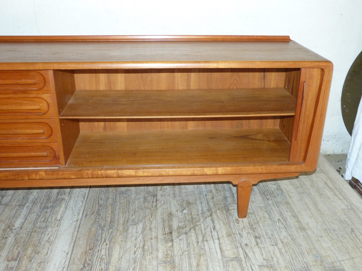 Enfilade Scandinave En Teck Par Arne Vodder Pour Vamo Sonderborg Années 60-photo-4