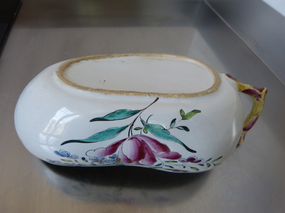 Bourdalou In Earthenware From East Strasbourg Or Niderviller 18th-photo-3