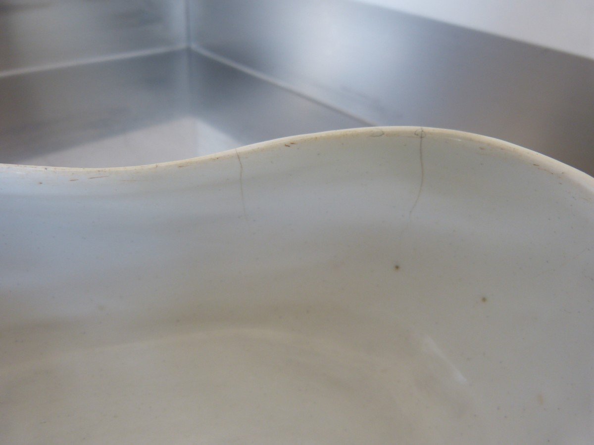 Bourdalou In Earthenware From East Strasbourg Or Niderviller 18th-photo-3
