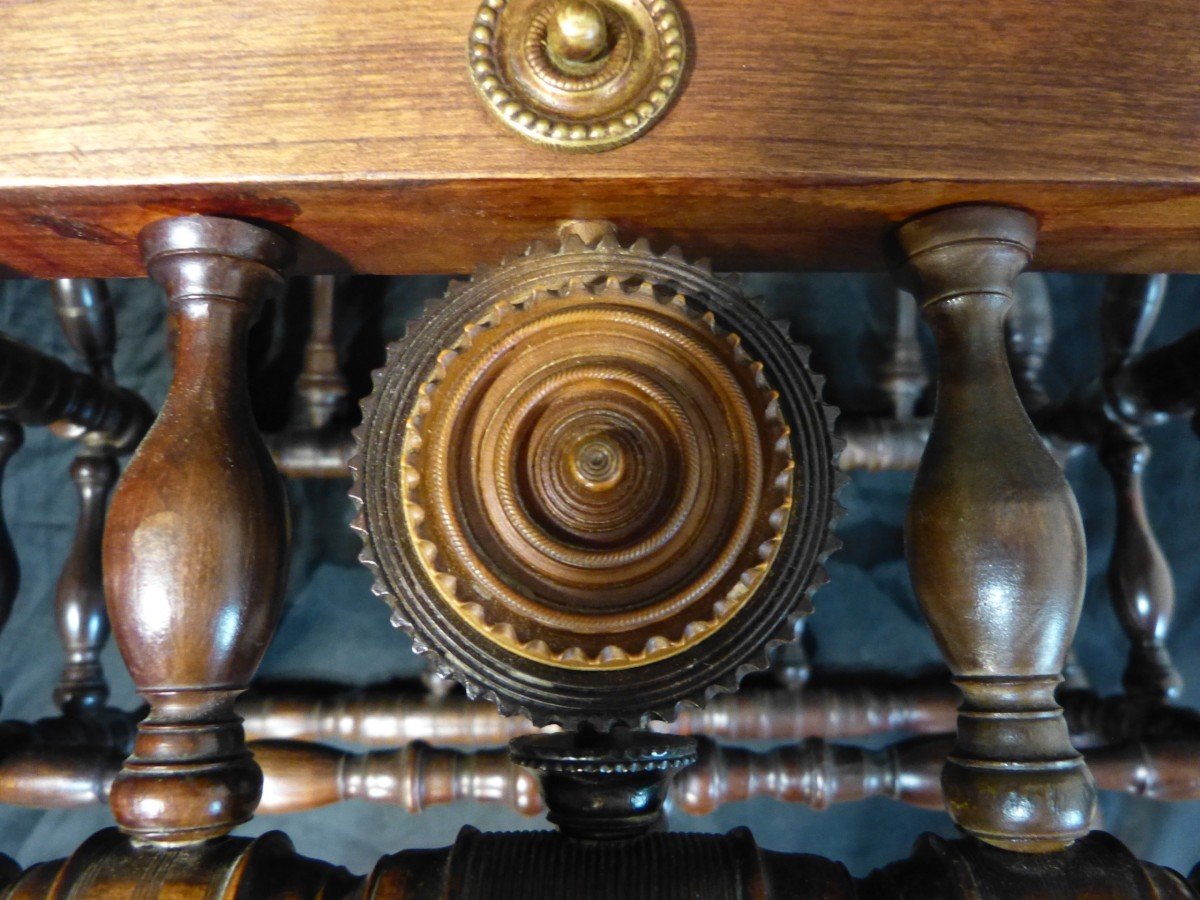 Table Lectern In Turned Wood 19th-photo-4